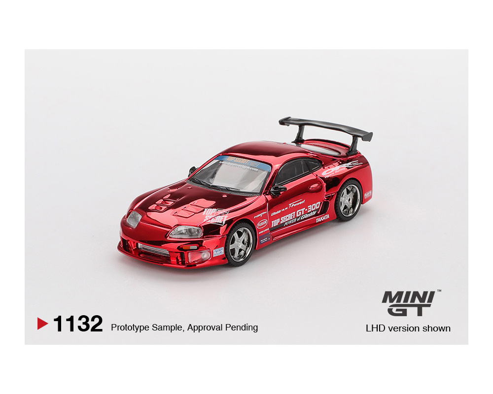 「Chase」1/64 MINI GT Toyota Supra (A80) CHASE ! Mini GT 1:64 Toyota Supra (A80) Top Secret GT-300