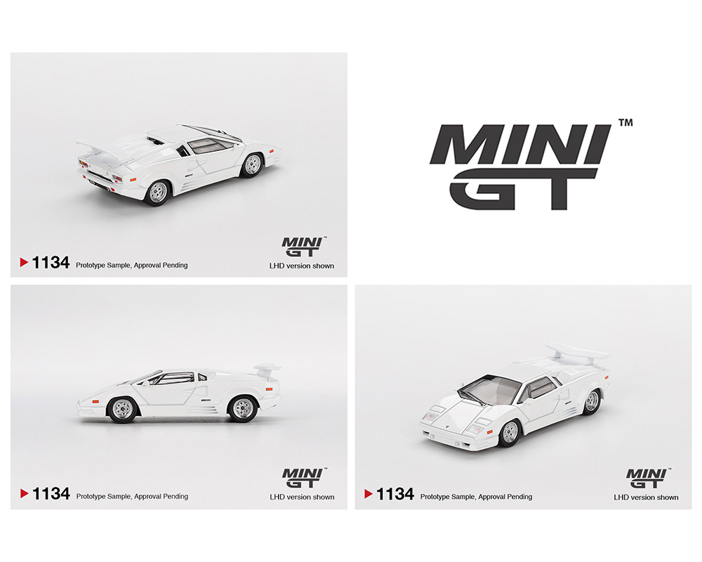 【極美品】 Anita Bilardi SHOPPING APE SMALL 白 Preorder) Mini GT 1:64 Lamborghini Countach 25th Anniversary