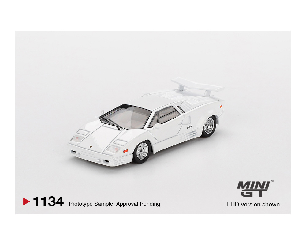 【極美品】 Anita Bilardi SHOPPING APE SMALL 白 Preorder) Mini GT 1:64 Lamborghini Countach 25th Anniversary