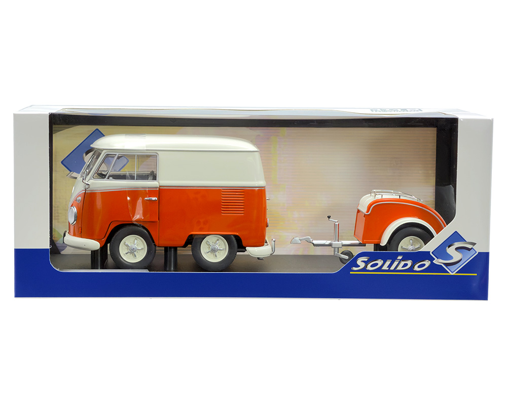 ソリド1/18 VW T1 バン クール コンビ トレーラー 1950 オレンジ ソリド1/18 VW T1 バン クール コンビ トレーラー 1950 オレンジ