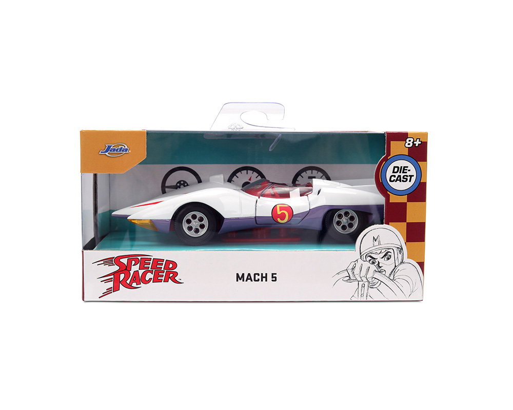 Jada 1:32 Speed Racer Mach 5 - White - Hollywood Rides - M