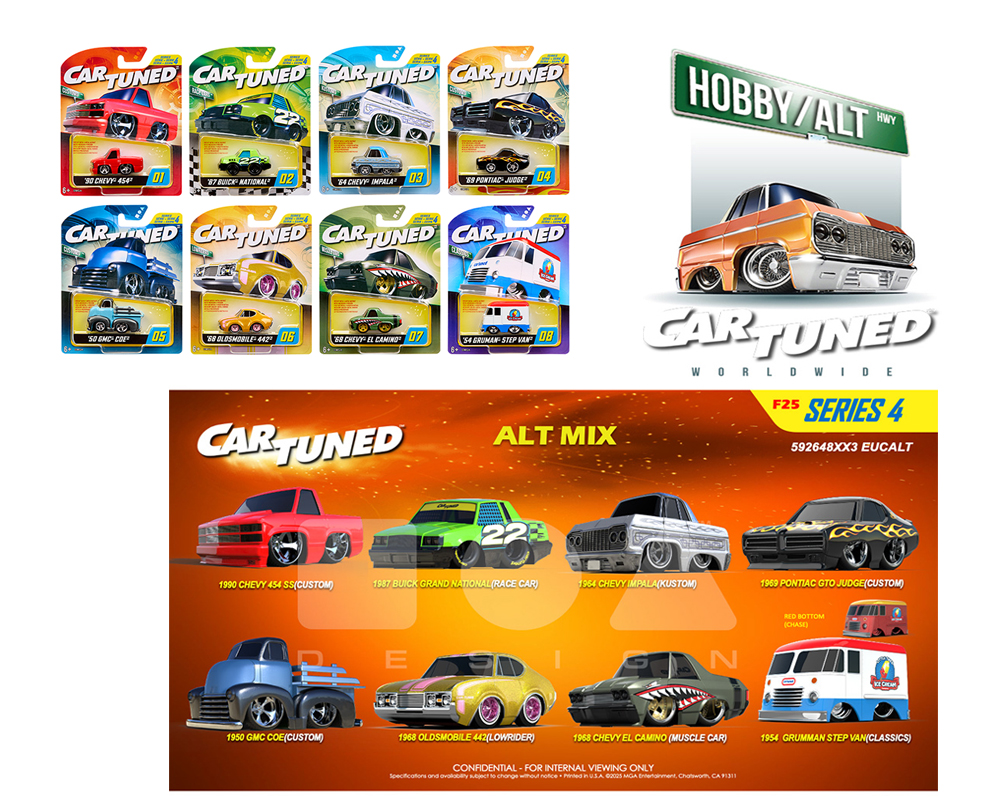 CarTuned 1:64 Series 4 Hobby Alternate 2025 Assortment of 8