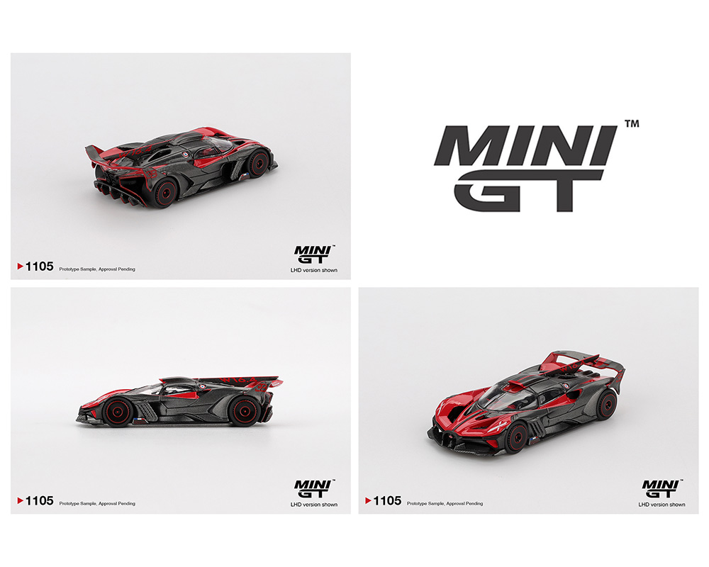 (Preorder) Mini GT 1:64 Bugatti Bolide - Red