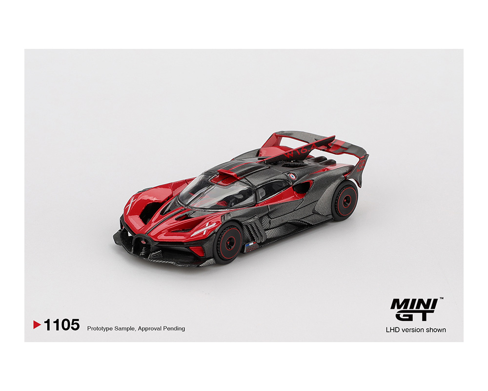 (Preorder) Mini GT 1:64 Bugatti Bolide - Red - Image 2