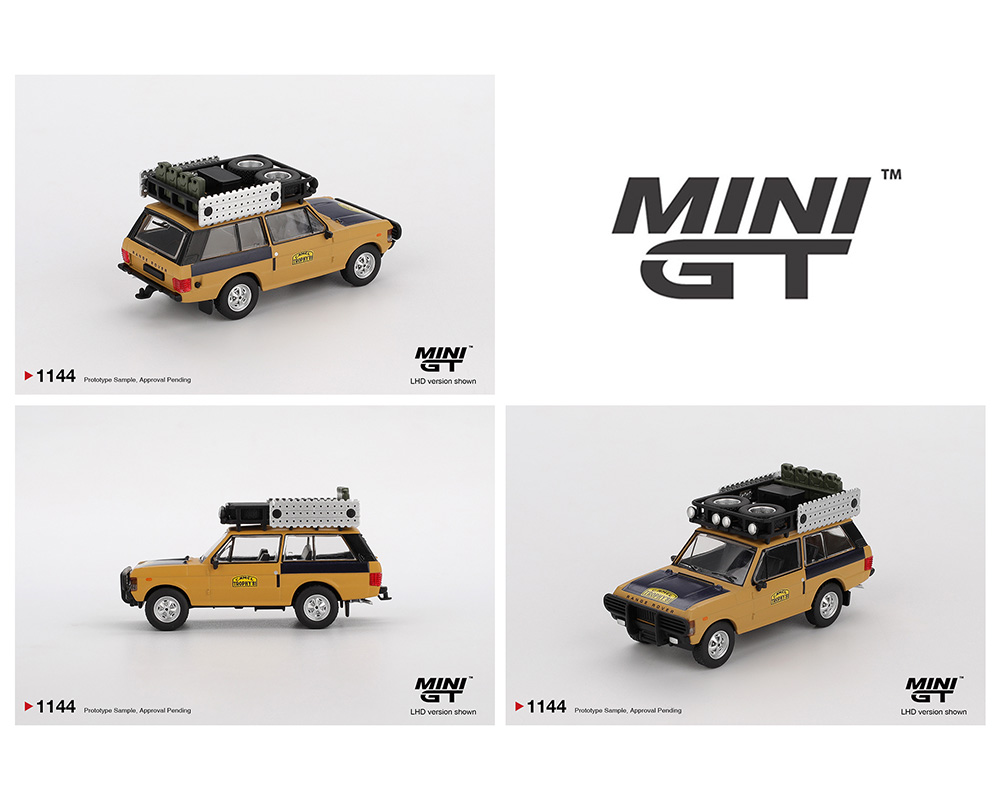 (Preorder) Mini GT 1:64 Range Rover 1981 Camel Trophy Sumatra C.Swoboda & K.Mentel Winner - Yellow