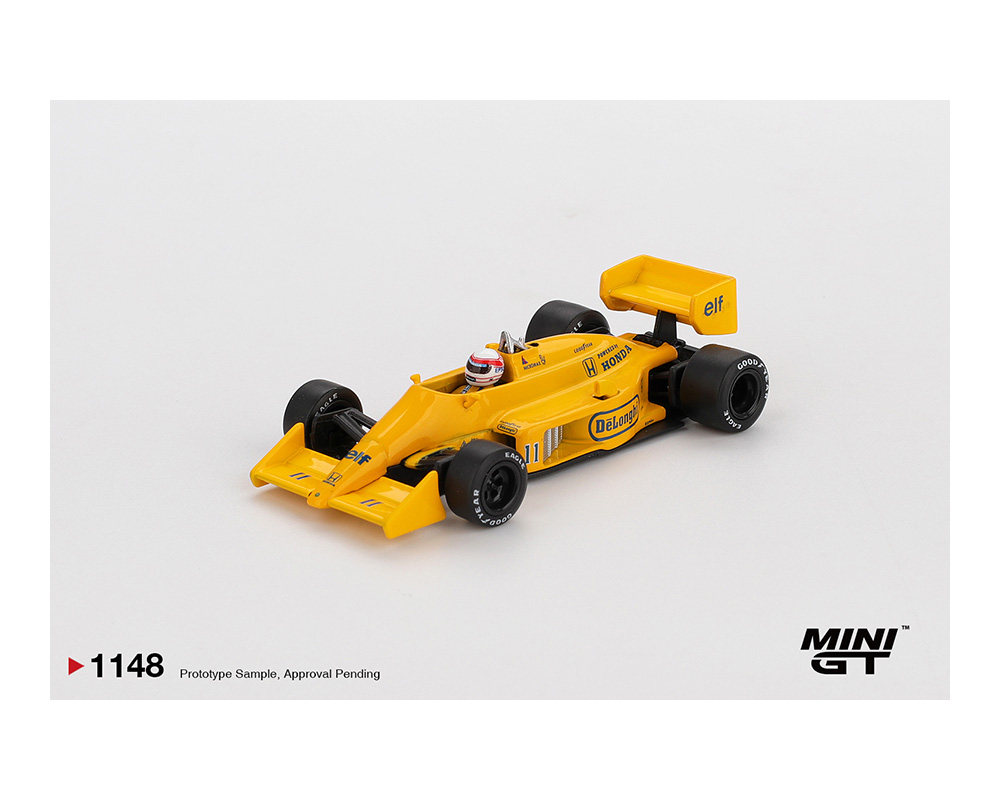 (Preorder) Mini GT 1:64 Lotus 99T #11 Satoru Nakajima 1987 Monaco Grand Prix- Yellow - Image 2