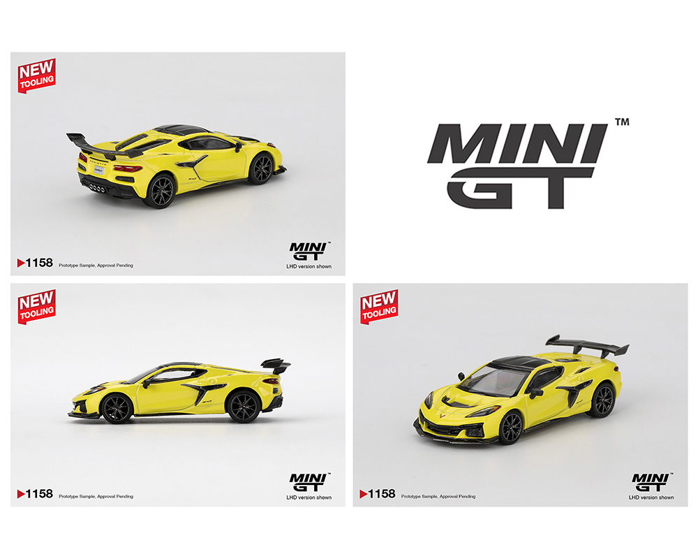 (Preorder) Mini GT 1:64 Chevrolet Corvette ZR1- Accelerate Yellow