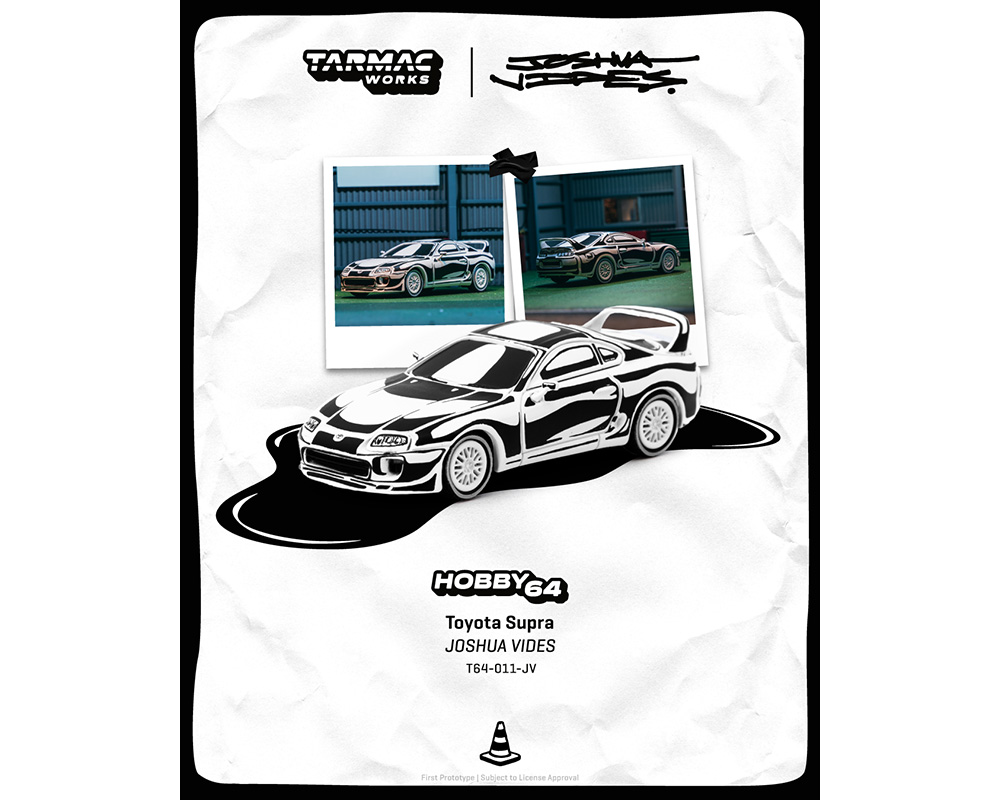 Preorder) Tarmac Works 1:64 Toyota Supra - Designed by JOSHUA