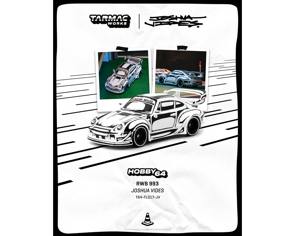 Preorder) Tarmac Works 1:64 RWB 993 - Designed by JOSHUA VIDES