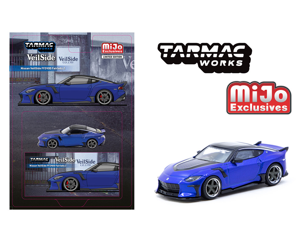 Tarmac Works 1:64 Nissan Veilside FFZ400 Fairlady Z - Blue - MiJo