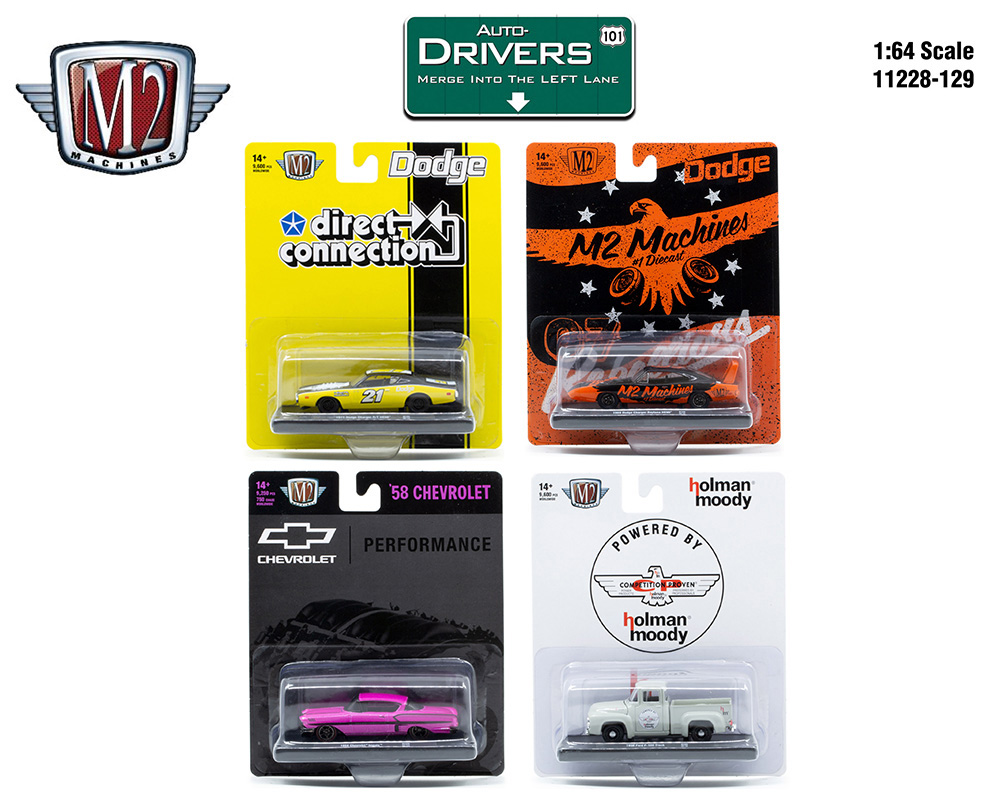 Preorder) M2 Machines 1:64 Auto-Drivers Release 129 Assortment - M