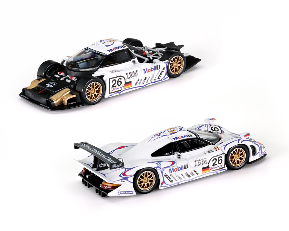 Preorder) Trends Hobby 1:64 Porsche 911 GT1 Mobil 1 Le Mans 1998
