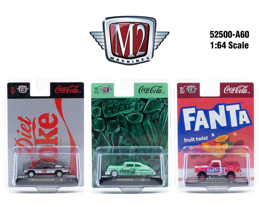 Preorder) M2 Machines 1:64 Coca-Cola 2025 Release A60 Assortment