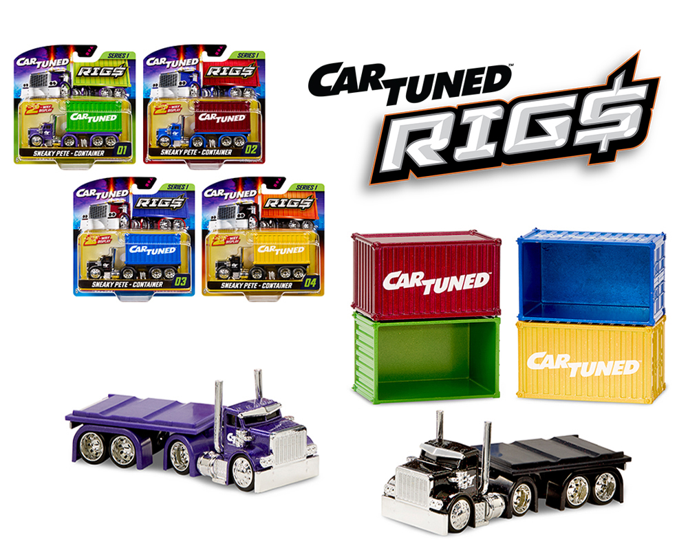 CarTuned 1:64 Container Rigs Series 1 - Assortment - M & J Toys