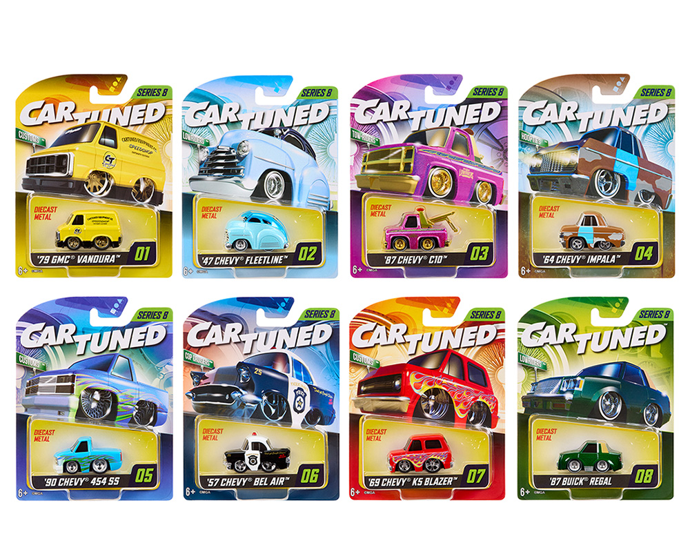 CarTuned 1:64 Series 8 Mainline Assortment of 8 Styles 2025 - M