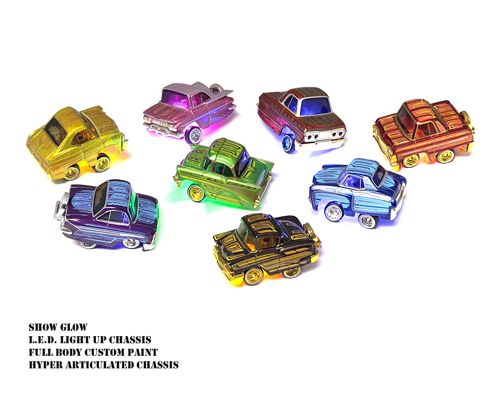 mmm&kkk 様　Car Tuned Lowriders CarTuned 1:64 Lowriders SHOW GLOW Series 1 Assortment of 8 Styles