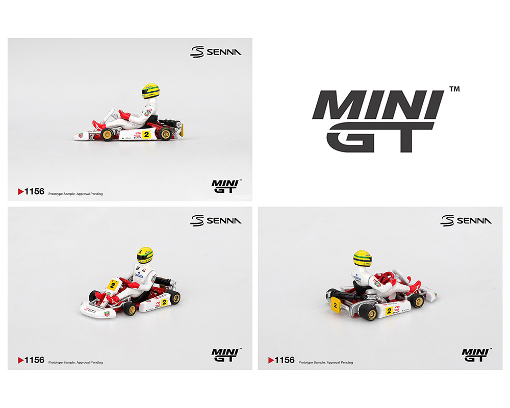 (Preorder) Mini GT 1:64 Senna Kart #2 Ayrton Senna da Silva 1993 Masters of Paris-Bercy