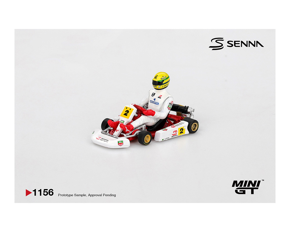 (Preorder) Mini GT 1:64 Senna Kart #2 Ayrton Senna da Silva 1993 Masters of Paris-Bercy - Image 2