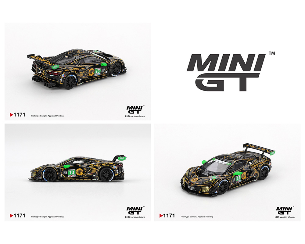 (Preorder) Mini GT 1:64 Chevrolet Corvette Z06 GT3.R #13 AWA 2025 IMSA Daytona 24 Hrs