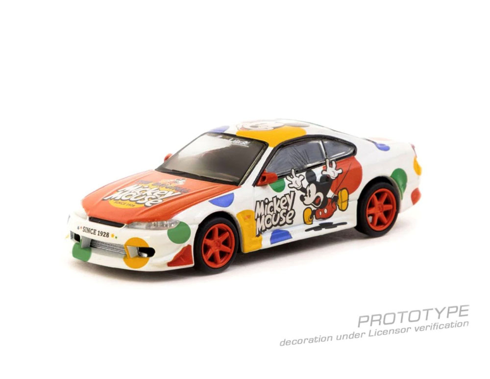 (Preorder) Tarmac Works 1:64 VERTEX Silvia (S15) Disney Mickey Mouse Limited Edition - Image 2