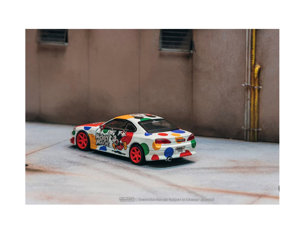 (Preorder) Tarmac Works 1:64 VERTEX Silvia (S15) Disney Mickey Mouse Limited Edition - Image 3