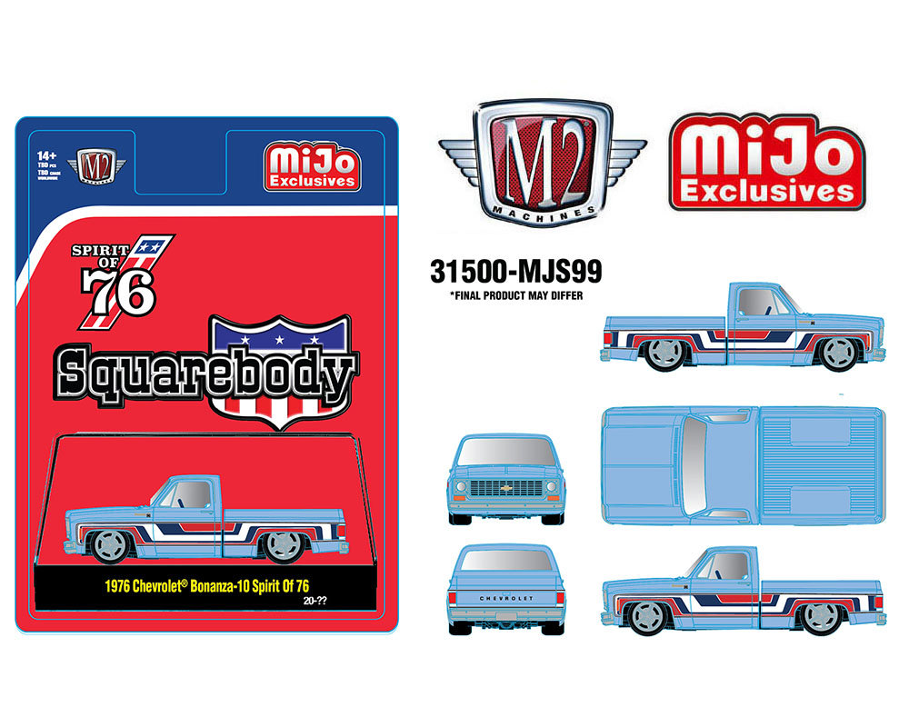 Preorder) M2 Machines 1:64 1976 Chevrolet Silverado Bonanza-10