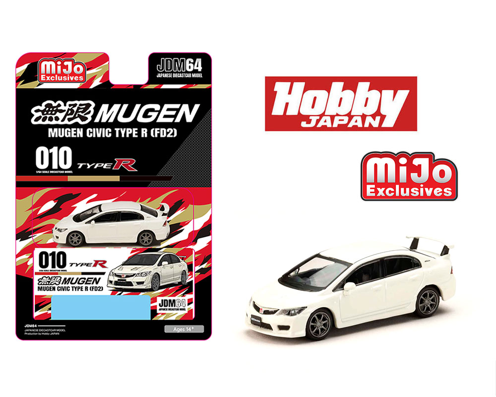 Preorder) Hobby Japan 1:64 Honda Mugen Civic Type R (FD2