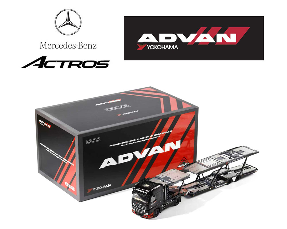 Preorder) GCD 1:64 Mercedes-Benz AMG Actros Auto ADVAN Yokohama