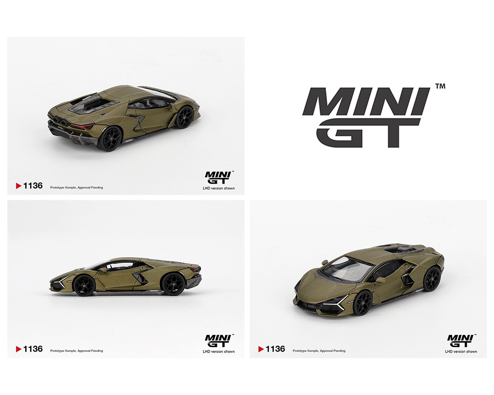 (Preorder) Mini GT 1:64 Lamborghini Revuelto - Verde Gea Matte Green