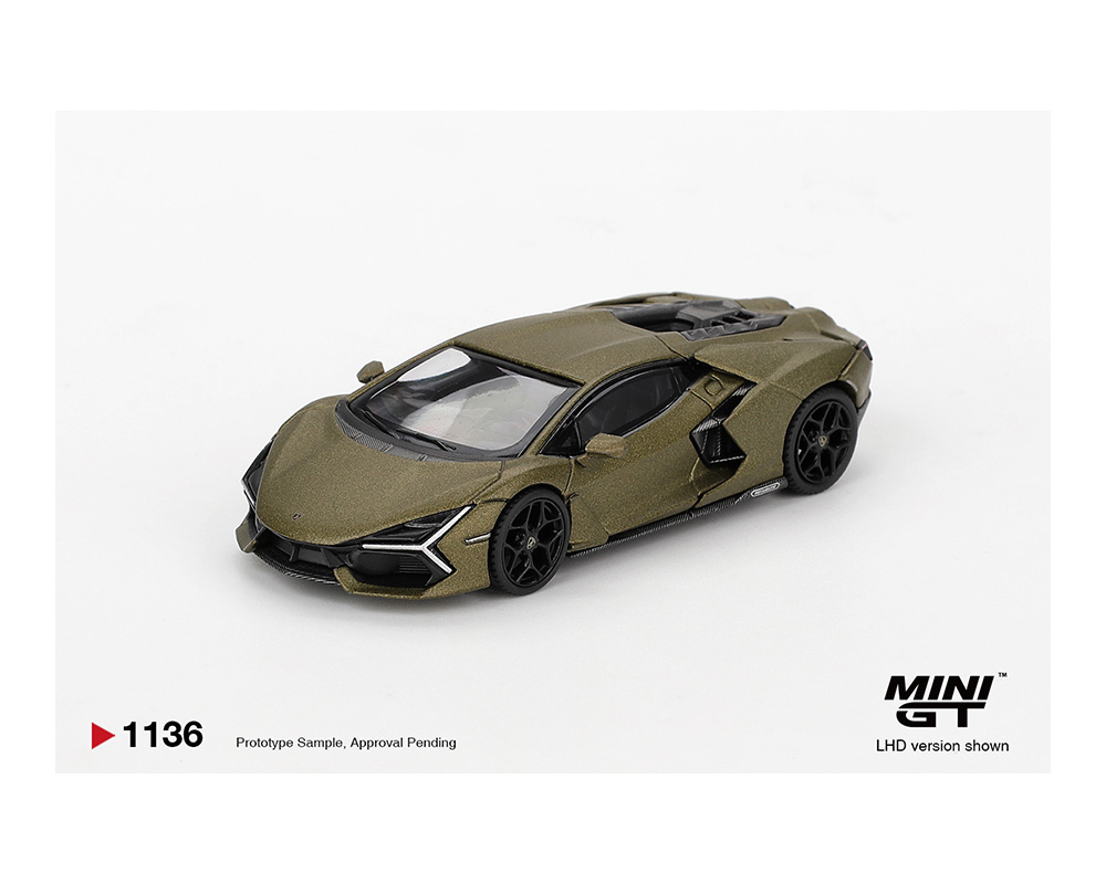 (Preorder) Mini GT 1:64 Lamborghini Revuelto - Verde Gea Matte Green - Image 2