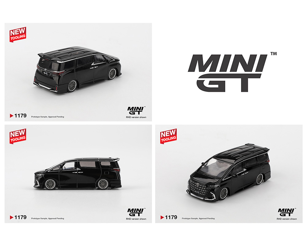 Preorder) Mini GT 1:64 Toyota Alphard 40 KUHL - Black - NEW