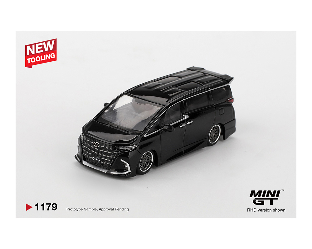 Preorder) Mini GT 1:64 Toyota Alphard 40 KUHL - Black - NEW