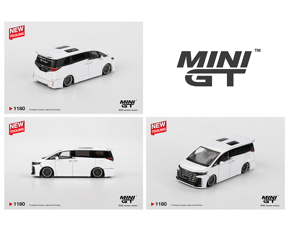 『超美品』qoa adnis new Preorder) Mini GT 1:64 Toyota Alphard 40 KUHL - White - NEW