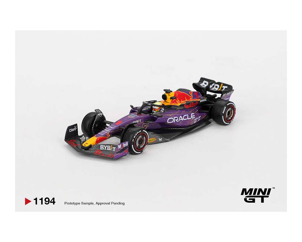 (Preorder) Mini GT 1:64 Oracle Red Bull Racing RB19 #1 Max Verstappen 2023 F1 2023 Las Vegas GP Winner - Image 2