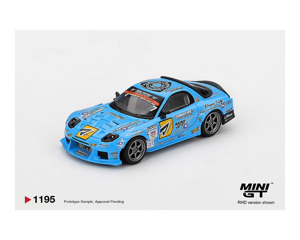 Preorder) Mini GT 1:64 Mazda RX-7 RE-Amemiya 2025 D1GP - Blue - M
