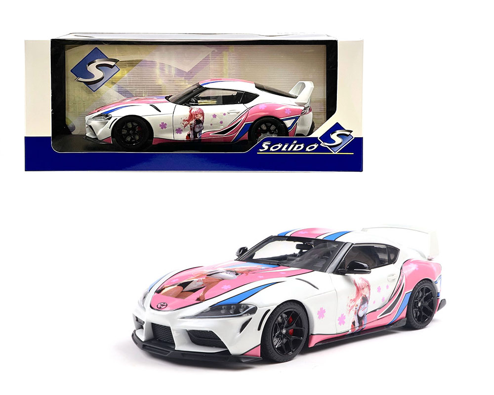 Solido 1:18 2024 Toyota GR Supra Solido Works Itasha - White - M