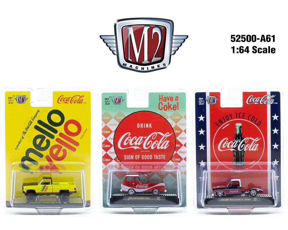Preorder) M2 Machines 1:64 Coca-Cola 2026 Release A61 Assortment