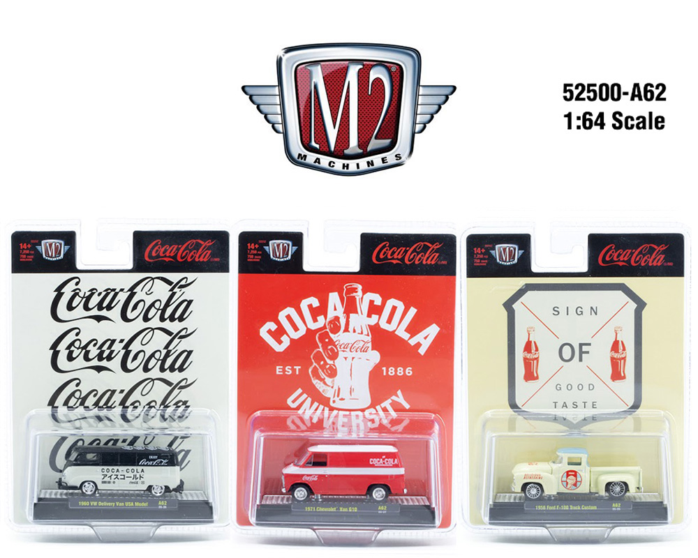 Preorder) M2 Machines 1:64 Coca-Cola 2026 Release A62 Assortment
