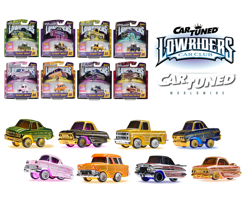 Preorder) CarTuned 1:64 Lowriders SHOW GLOW Series 2 Assortment of