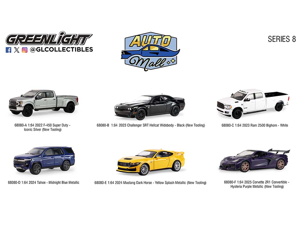 (Preorder) Greenlight 1:64 Auto Mall Series 8 2026 Assortment - Limited Edition