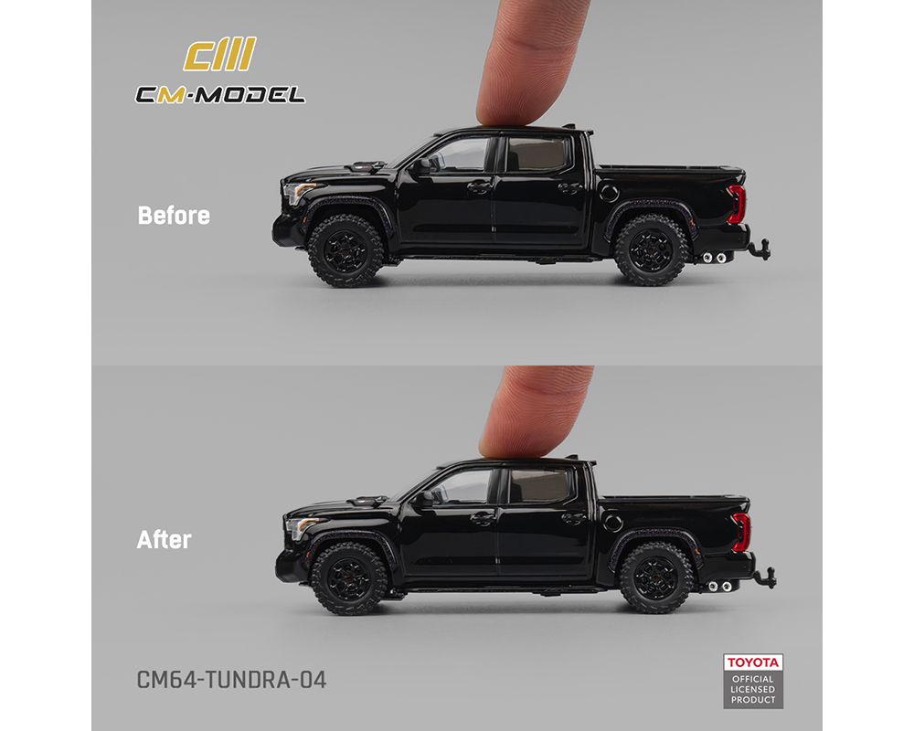 Preorder) CM Model 1:64 Toyota Tundra - Black - Limited Edition
