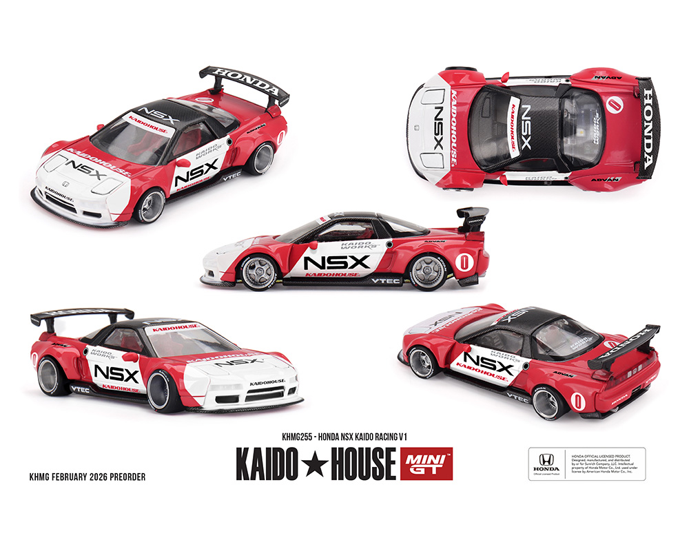 Preorder) Kaido House x Mini GT 1:64 Honda NSX Kaido Racing V1