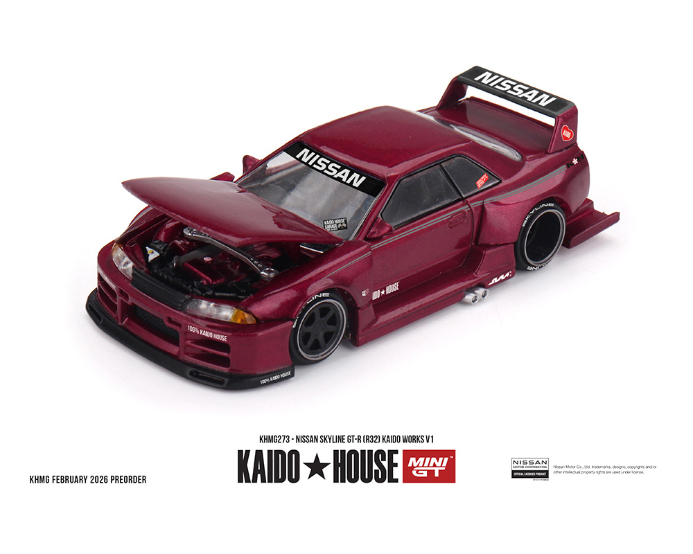 Preorder) Kaido House x Mini GT 1:64 Nissan Skyline GT-R (R32