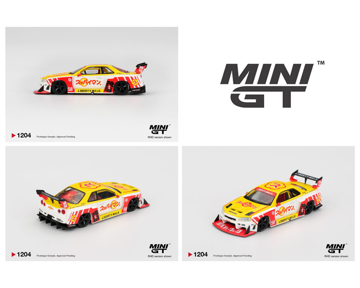 Preorder) Mini GT 1:64 Nissan LB-ER34 Super Silhouette SKYLINE