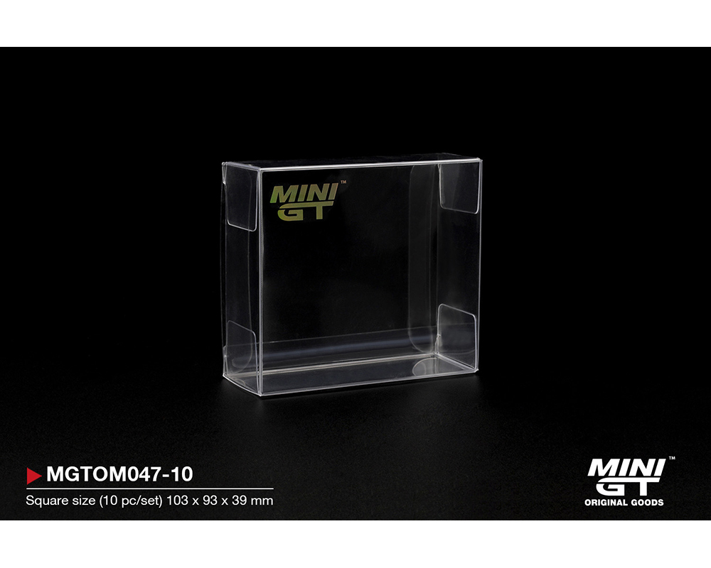 (Preorder) Mini GT 1:64 Box Protector Type C Pack of 10 Pcs for Square Box Size