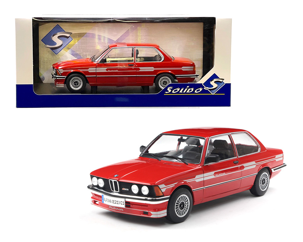 Solido 1:18 BMW Alpina E21 C1 2.3 - Red - M & J Toys Inc. Die-Cast