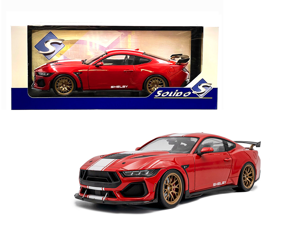 Solido 1:18 2025 Shelby Mustang Super Snake - Red - M & J Toys Inc
