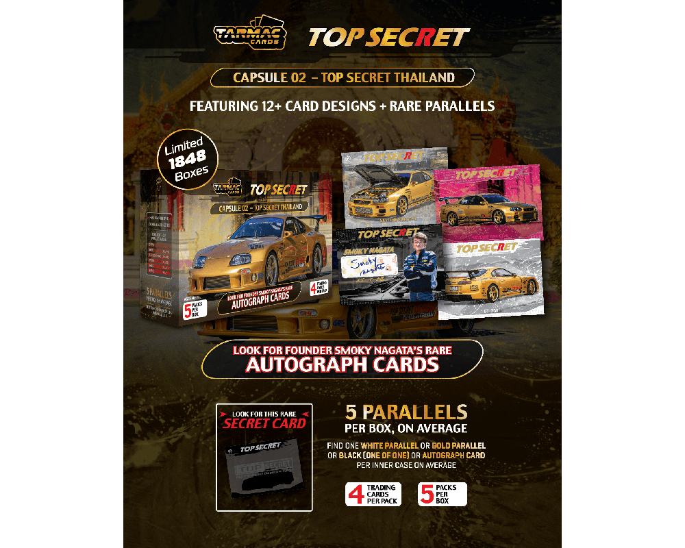 Preorder) Tarmac Cards Top Secret Thailand Special Edition