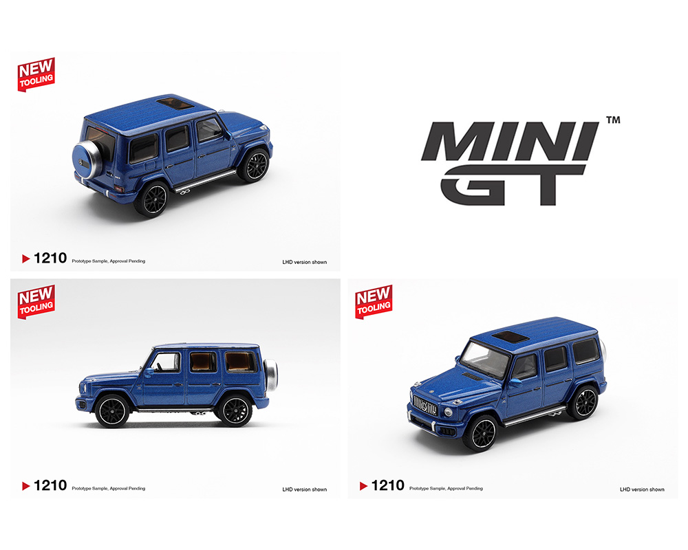 Preorder) Mini GT 1:64 Mercedes-AMG G 63 Dark Blue Metallic - M