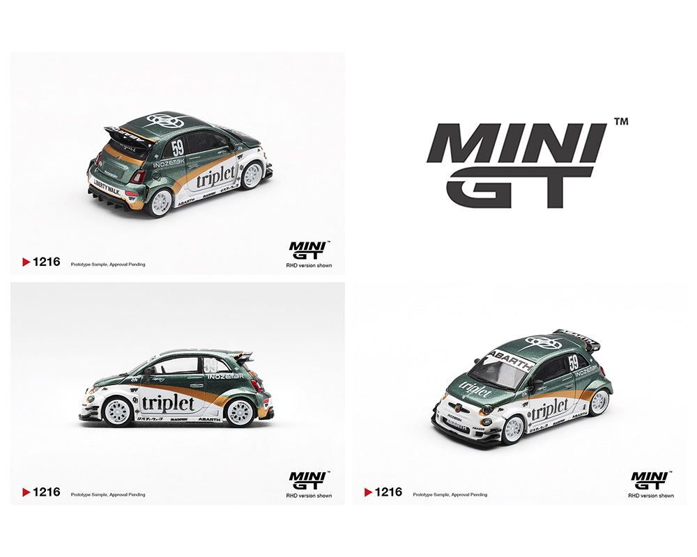 (Preorder) Mini GT 1:64 Abarth 595 LB-WORKS TY Edition